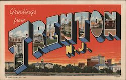 Greetings from Trenton Postcard