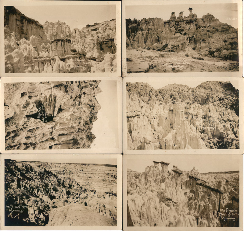 Lot of 6: Views of Hell's Half Acre