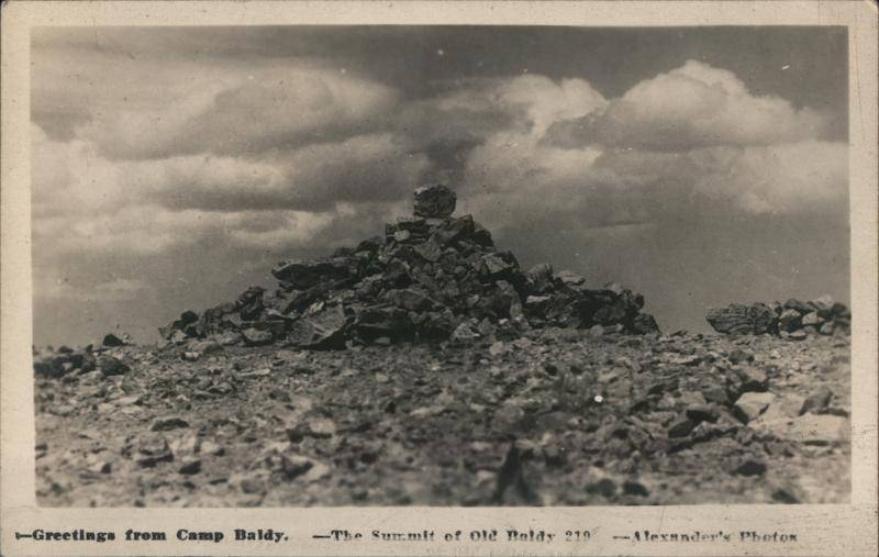 Greetings from Camp Baldy - the Summit of Old Baldy 219 San Bernardino California