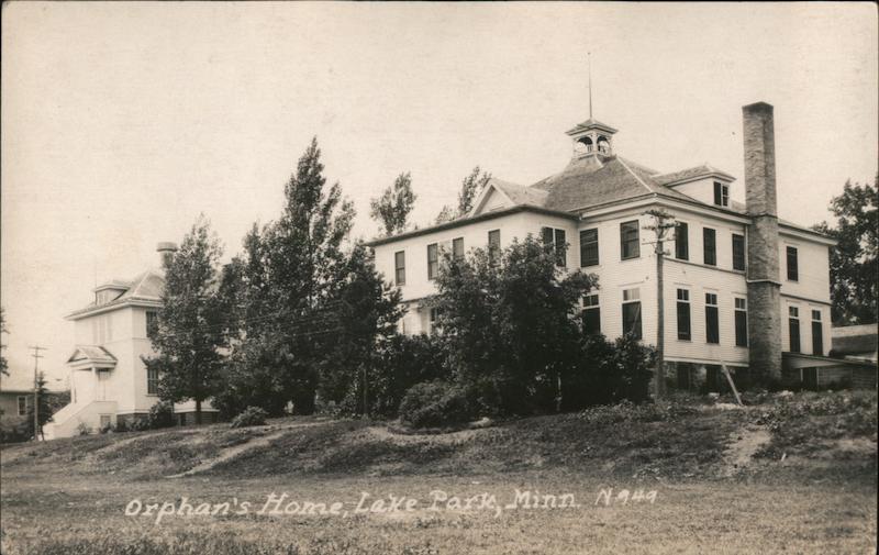 Orphan's Home, Lake Park, Minn Minnesota