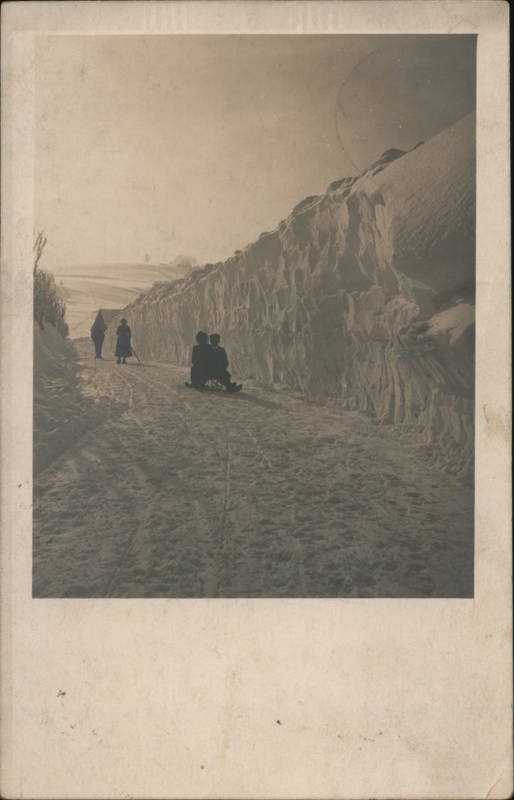 Tall Snow Banks Cleared for Travel