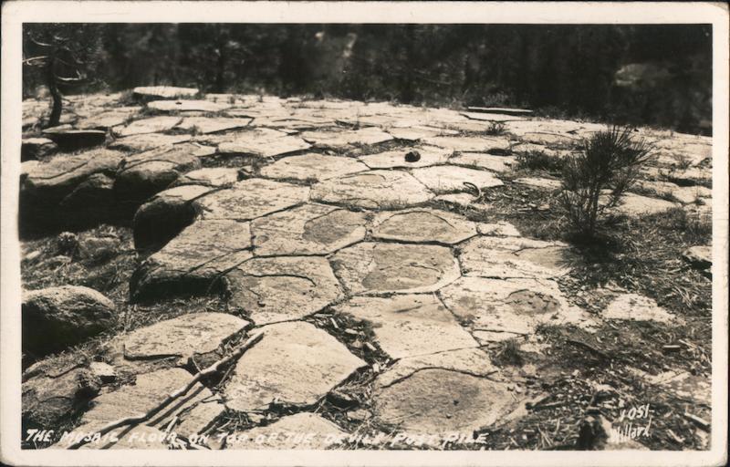 The Mosaic Floor on Top of the Devil's Post Pile Death Valley California