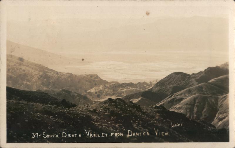 South Death Valley from Dantes View California Willard