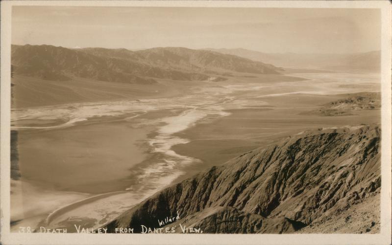 Death Valley from Dantes' View California Willard