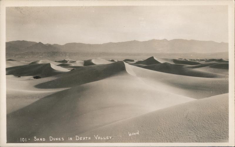 101-Sand Dunes in Death Valley California Willard