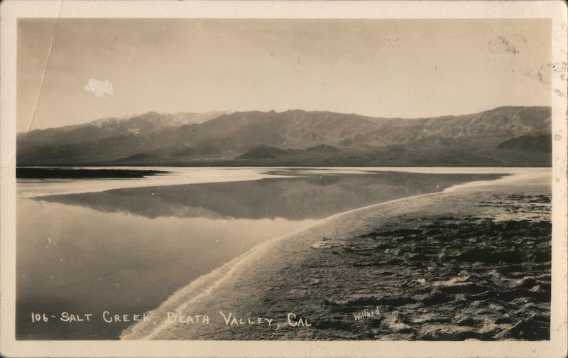 Salt Creek Death Valley California Willard