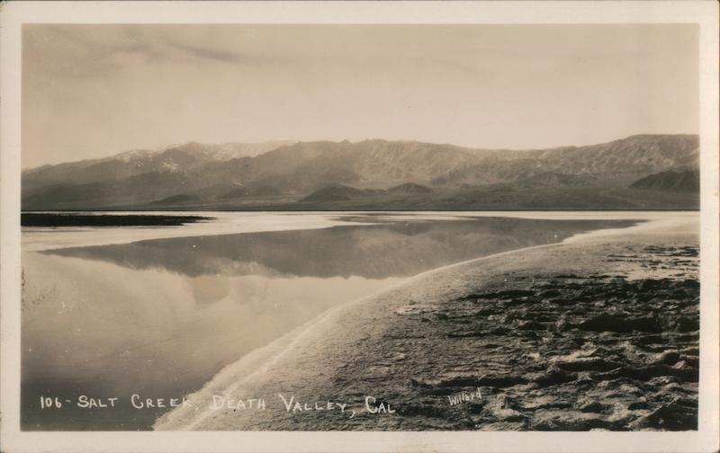 Salt Creek Death Valley California Willard