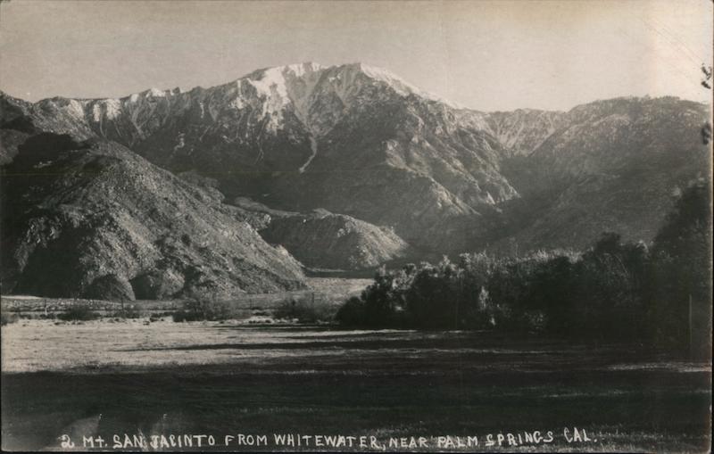 Mt. San Jacinto from Whitewater California Willard