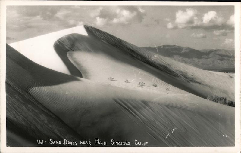 Sand Dunes near Palm Springs, California Willard