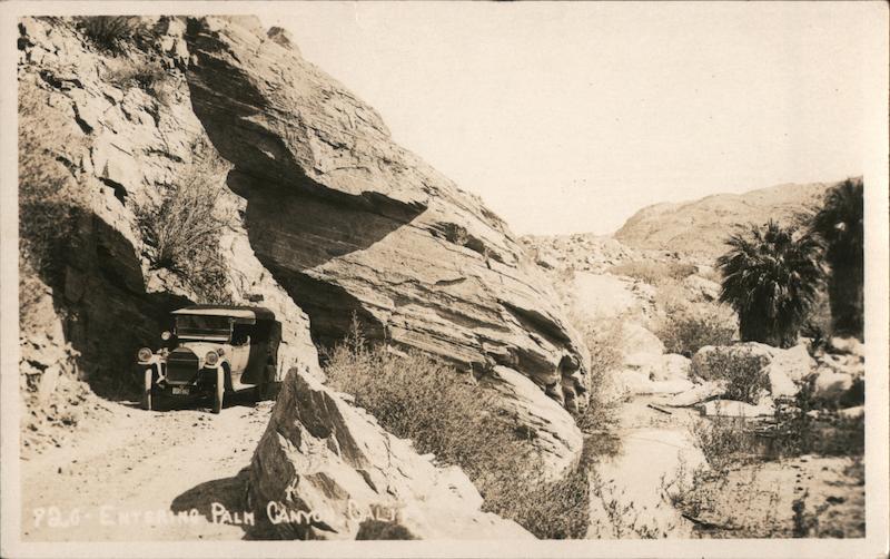 Entering Palm Canyon Indio California Willard