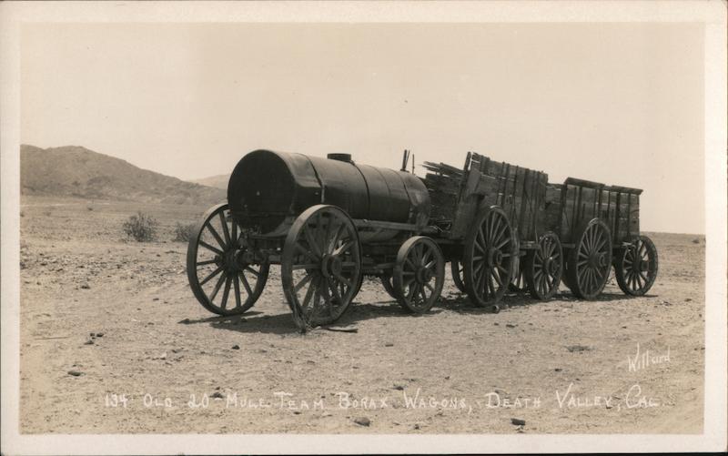 Old 20 Mule Team Borax Wagon Death Valley California