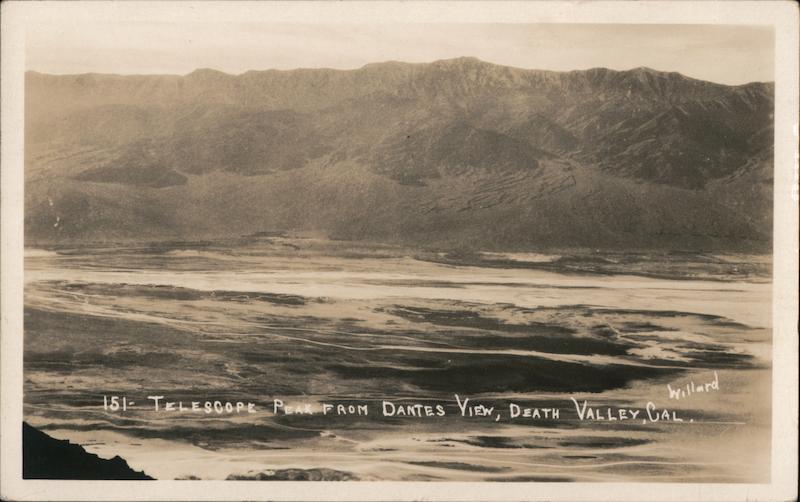 Telescope pass from Dantes View Death Valley California