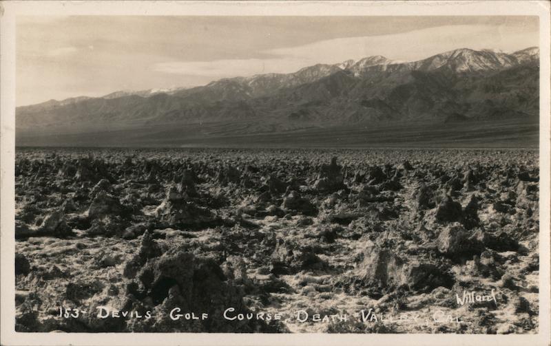 Devils Golf Course Death Valley California Willard