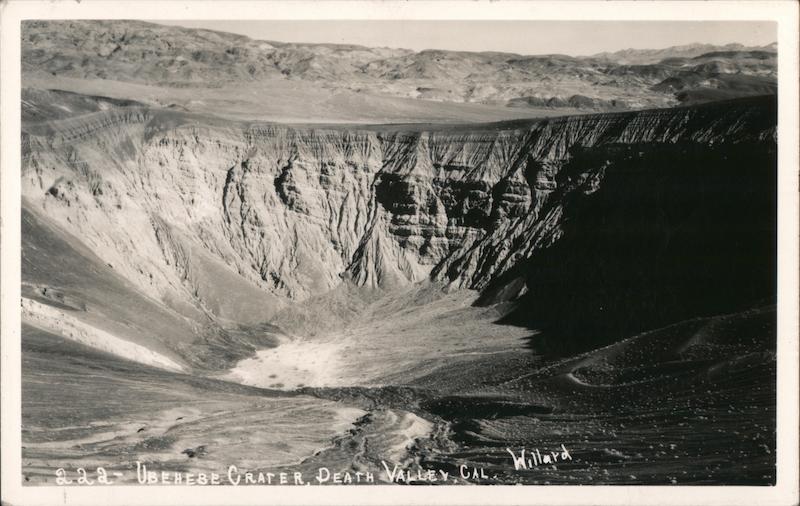 Ubehese Crater Death Valley California Willard