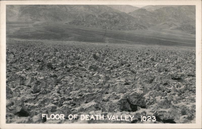 Floor of Death Valley California