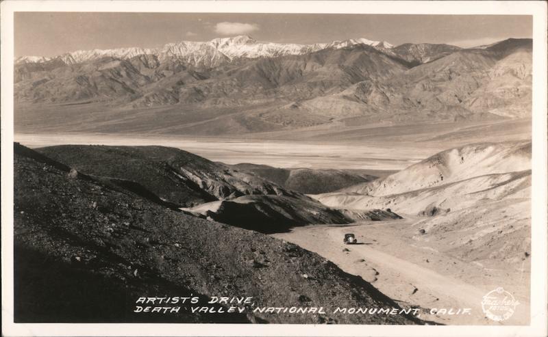 Artist's Drive, Death Valley National Monument, Calif. California
