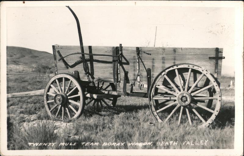 Twenty Mule Team Borax Wagon Death Valley California