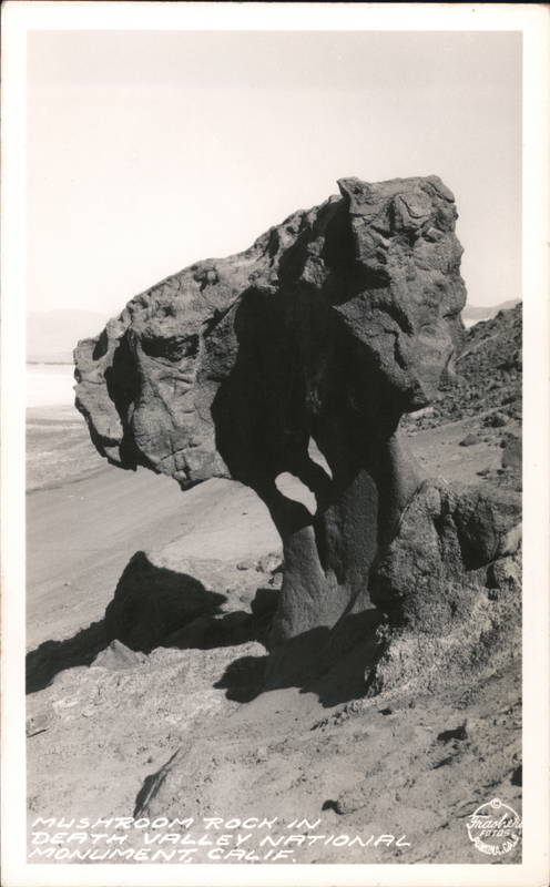 Mushroom Rock in Death Valley National Monument, California