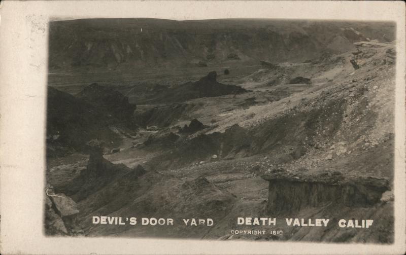 Devil's Door Yard Death Valley California