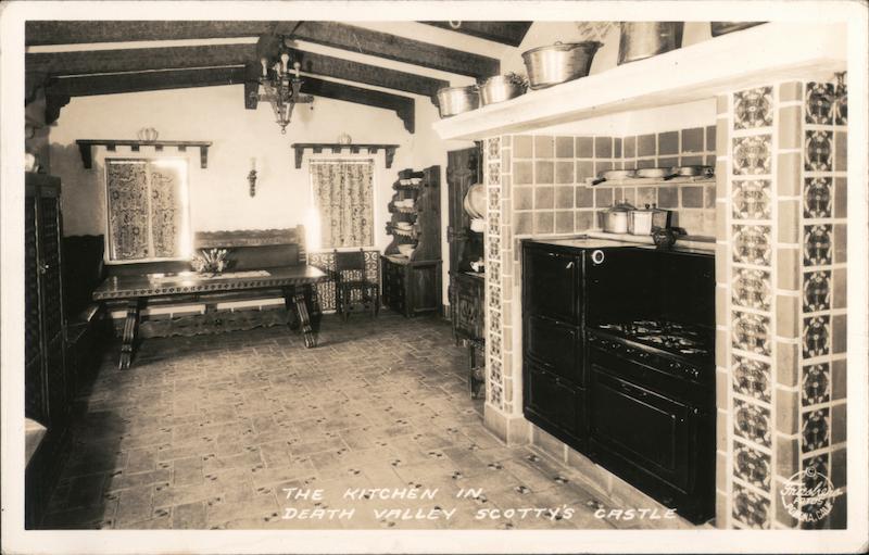 The Kitchen in Scotty's Castle Death Valley California