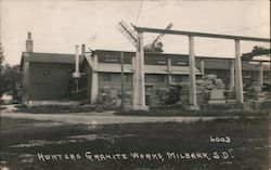 Hunters Granite Works Postcard