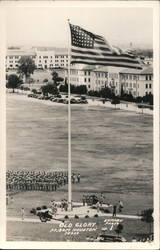 Old Glory, Fort Sam, Houston, Texas Postcard
