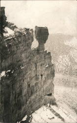 Balance Rock at Helper Utah Postcard