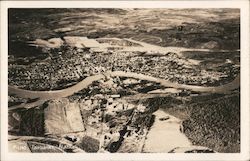 Aerial View of City Postcard