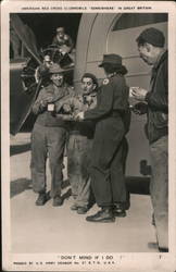 American Red Cross Clubmobile "Somewhere" in Great Britain Postcard