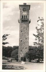 Clock Tower - Fort Sam Postcard