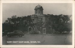 Scurry County Court House Postcard
