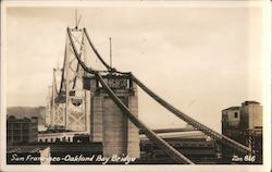 SAn Francisco Oakland Bay Bridge Postcard