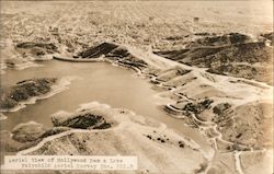 Aerial View of Hollywood Dam and Lake Fairchild Aerial Survey Inc. Postcard