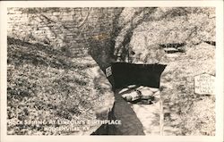 Rock Spring at Lincoln's Birthplace Postcard