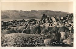 Gower Gulch, Zabriskie Point near Furnace Creek Inn Postcard
