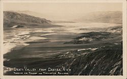 View of Death Valley from Dantes View Postcard