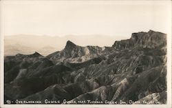Overlooking Gower Gulch Near Furnace Creek Inn Postcard