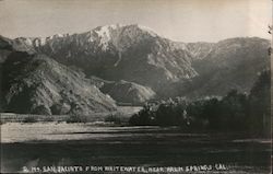 Mt. San Jacinto from Whitewater Postcard