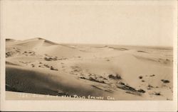 Sand Hills Near Palm Springs Postcard