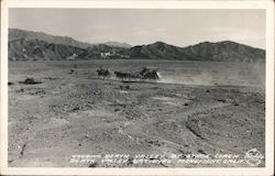 Touring Death Valley by Stage Coach Postcard