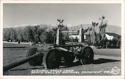 Furnace Creek Camp, Death Valley National Monument, California Postcard