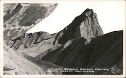 Manley Beacon, Golden Canyon, Death Valley, California Postcard
