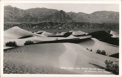 Sand Dunes and Death Valley Buttes Postcard
