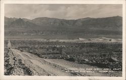 Eichbaum Toll Road Across Death Valley at Stove Pipe Wells Postcard