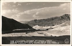 The Funeral Range as Seen from the Exit of the Twenty Mule Team Canyon, Death Valley National Monument Postcard