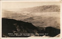 Death Valley and Telescope Peak from Chloride Cliff Postcard