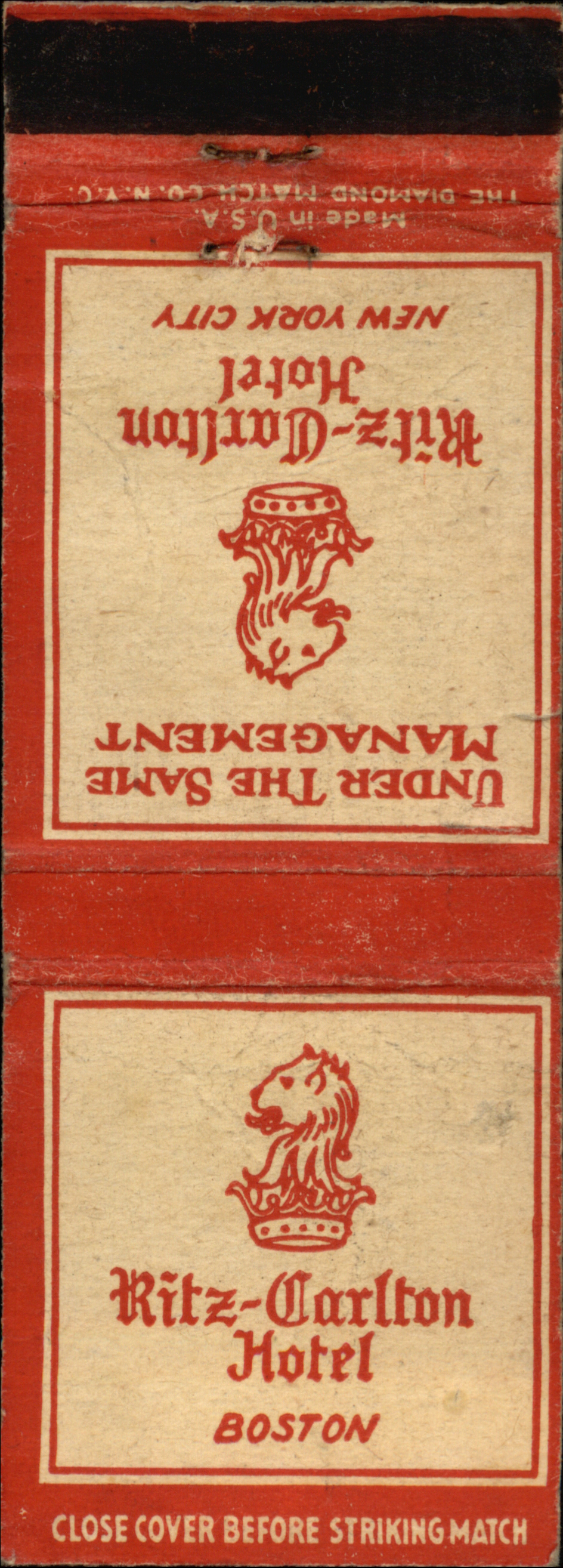 Ritz Carlton Hotels Boston & NYC