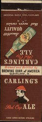 Carling's Red Cap ale Matchbook Cover