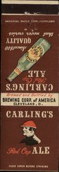 Carling's Red Cap ale Cleveland, OH Matchbook Cover Matchbook Cover Matchbook Cover