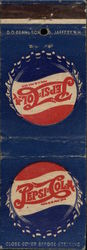 Pepsi-Cola Long Island City, NY Advertising Matchbook Cover Matchbook Cover Matchbook Cover